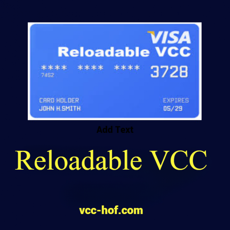 Reloadable Vcc Prepaid Visa Card Mastercard Vcc